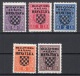 Croatia: 1941 MNH Set Postage Dues