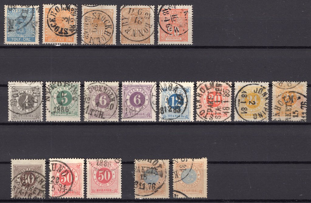 1919-40 Lithuania better postmarks cancellations 62 stamps
